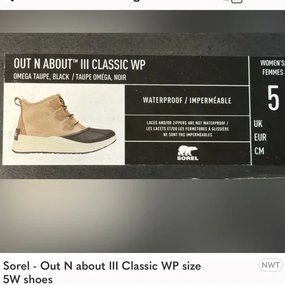 SOREL Out N’ About waterproof shoes